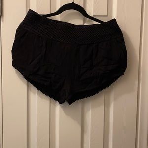 Black shorts 100% cotton